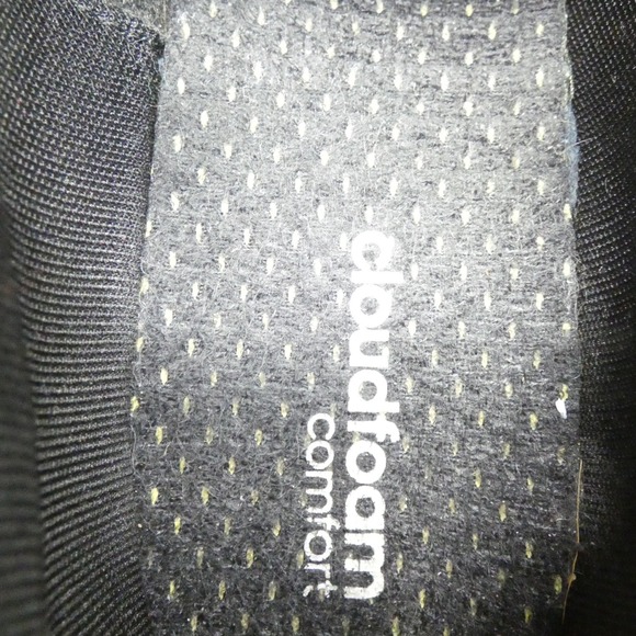 Adidas Advantage F36431 Mens US 12.5 Tennis Shoes Black Gray Leather Sneakers - Picture 8 of 10